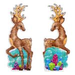 Набор для вышивания нитками МП Студия, на пластиковой канве Серебряное копытце 20х8см