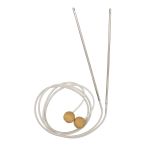 Крючки для тунисского вязания с фиксаторами на леске ⌀2,75, 60см