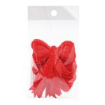 Термоаппликация Бант, 60х57мм 10 шт (красный), 12786