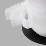 Резинка бельевая (отделочная) становая 20.0 мм / 50 метров, белый