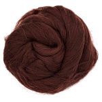 Шерсть для валяния полутонкая, 50 гр, Астра, 063 шоколад