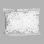 Крючки шторные для карниза 34 мм, цв.белый, 100 шт