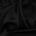 Шелк Армани 90 г/м², 150 см / 25 метров, TBYArm-016, цв.16 черный