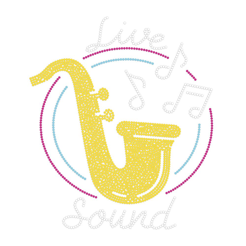 Алмазная (кристальная) мозаика Фрея ALBP-327, постер Живой звук, 30х30 см