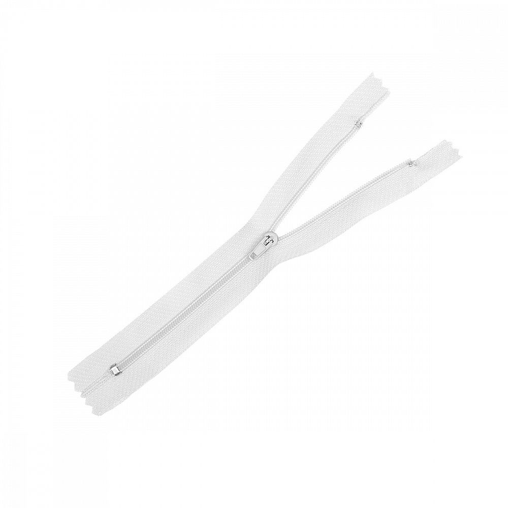 Молния спираль (витая) юбочная Т3 (3 мм) 1 зам., н/раз., 14 см, цв.F101 белый уп.50 шт, Mzip Молния спираль (витая) юбочная Т3 (3 мм) 1 зам., н/раз., 14 см, цв.F101 белый уп.50 шт, Mzip