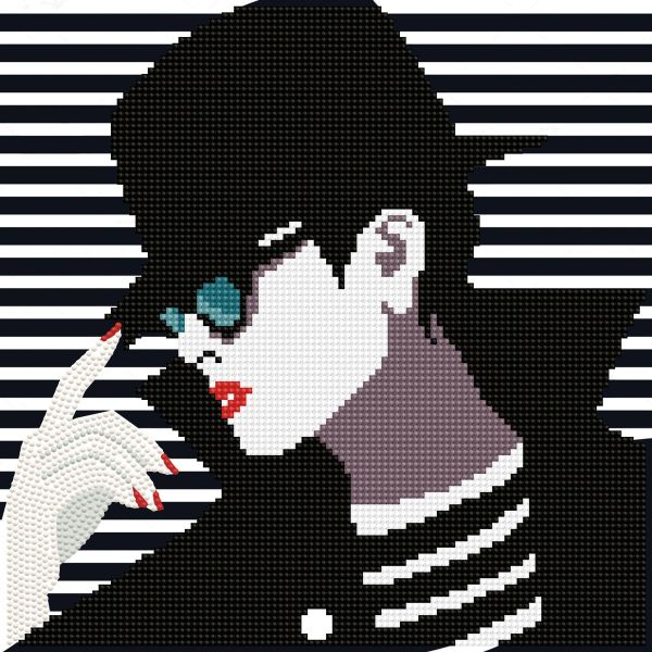 Алмазная (кристальная) мозаика Фрея, Шерше ля фам, 30х30 см