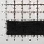 Тесьма (лента) окантовочная 18-20 мм / 30 метров, 4.3 г/м, 005 черный