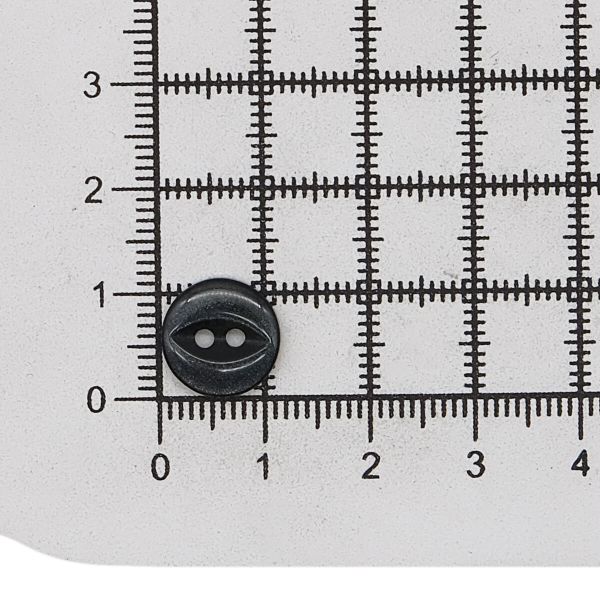 Пуговицы 2 прокола 18L (черный), CX-2719, 144 шт