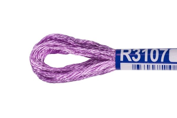 Мулине Gamma вискоза 100%, цв.R3107 сиреневый, 12 мотков по 8 метров