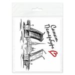 Термотрансфер 14х10 см, М-624 Санкт-Петербург Мосты, M №06 1 шт, Gamma