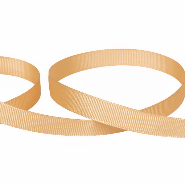 Лента репсовая (в рубчик) 12.0 мм / 45.5 метров, 018 бежевый, Gamma GR-12