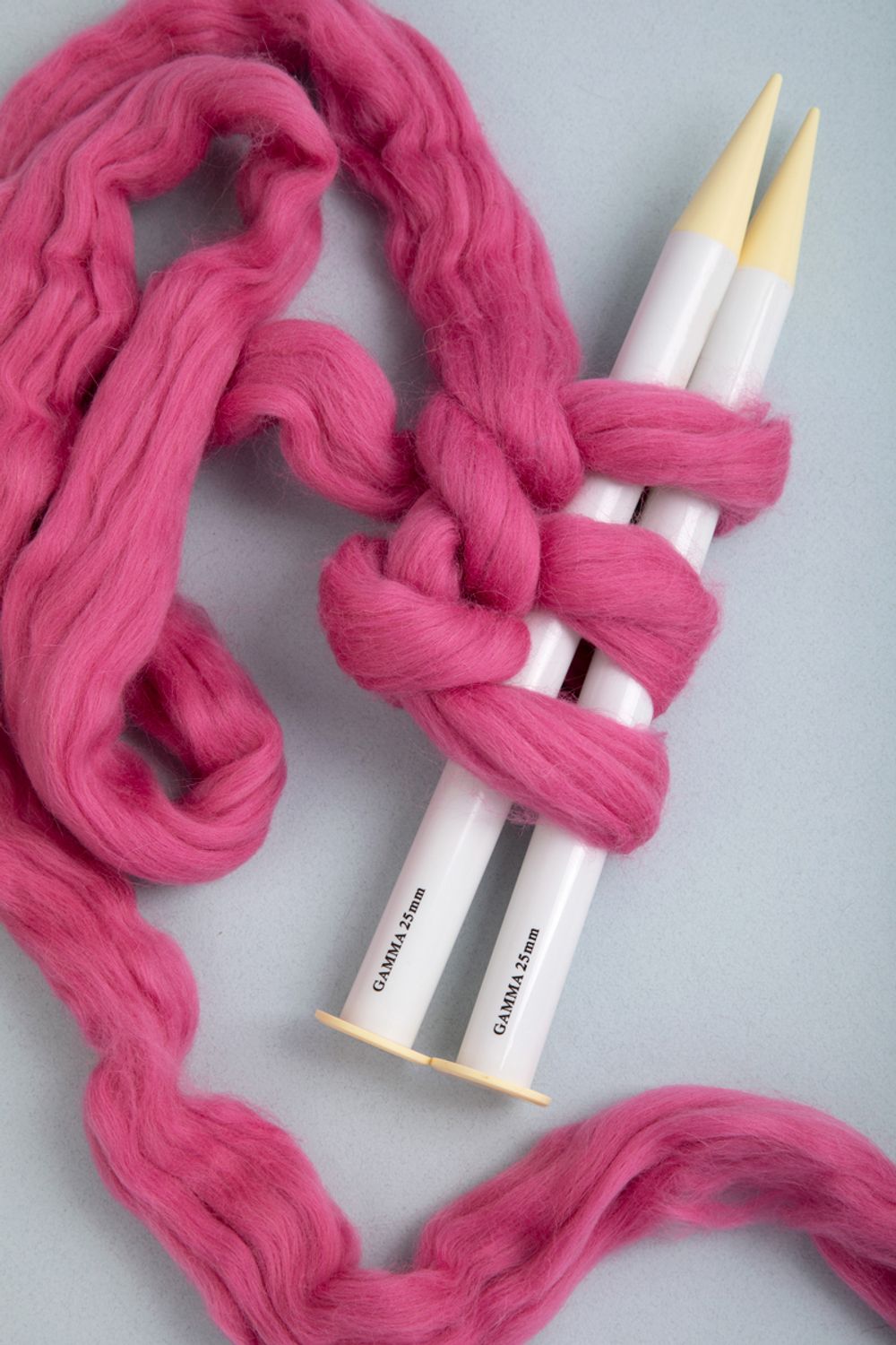 Спицы прямые большие пластик ⌀25.0 мм, 35 см, Gamma PKN2