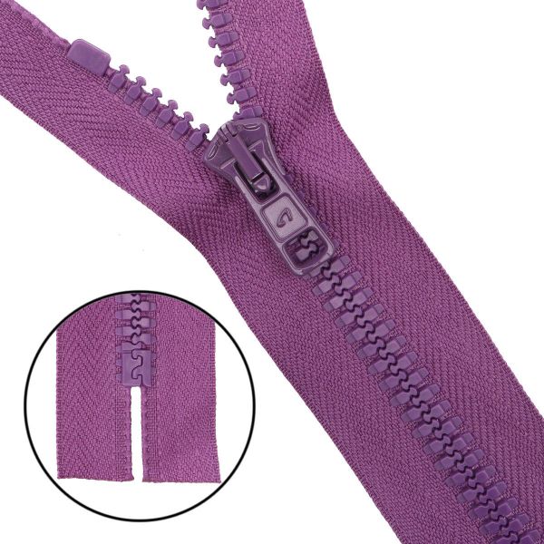 Молния трактор Arta Т6 (6 мм) 1 зам., н/раз., 18 см, цв. 029 фиолетовый, 10 шт