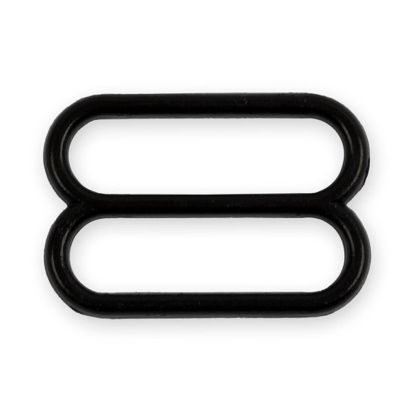 Рамки-регуляторы для бюстгальтера пластик 15.0 мм, 100 шт, черный, Blitz RP01-15