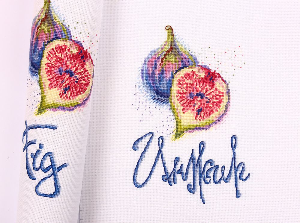 Набор для вышивания нитками Panna, Инжир 16х22,5 см