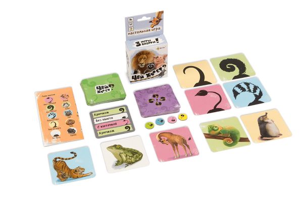 Игра настольная Чей хвост?, Эврикус BG-11051