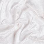 Плюш (ткань) 00 Peppy PCVL, 250±5 г/м², 150±2 см / 5 метров, винтажный, 01 белый