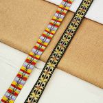 Лента (тесьма) жаккардовая 15.0 мм / 18.29±1 метров, с метанитом No.16, золотой