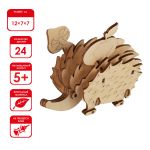 Пазл объемный 3D, 24 элемента, Серия Живая природа, Ёжик, Rezark NIZ-20