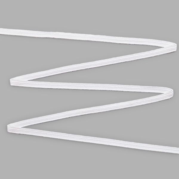 Резинка бельевая (стандартная) 4.0 мм / 10 метров, р.9074, белый, С3560Г17