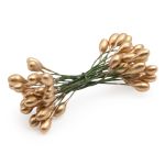 Тычинки для искусственных цветов 0,5х6см, вес 10гр. (7 золотой), AR561