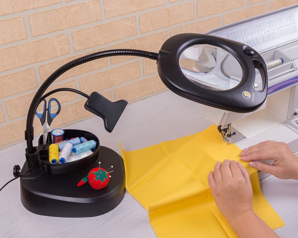 Лупа-трансформер с подсветкой ⌀13 см (ув.х2) /РП/, Ferstel FR-09