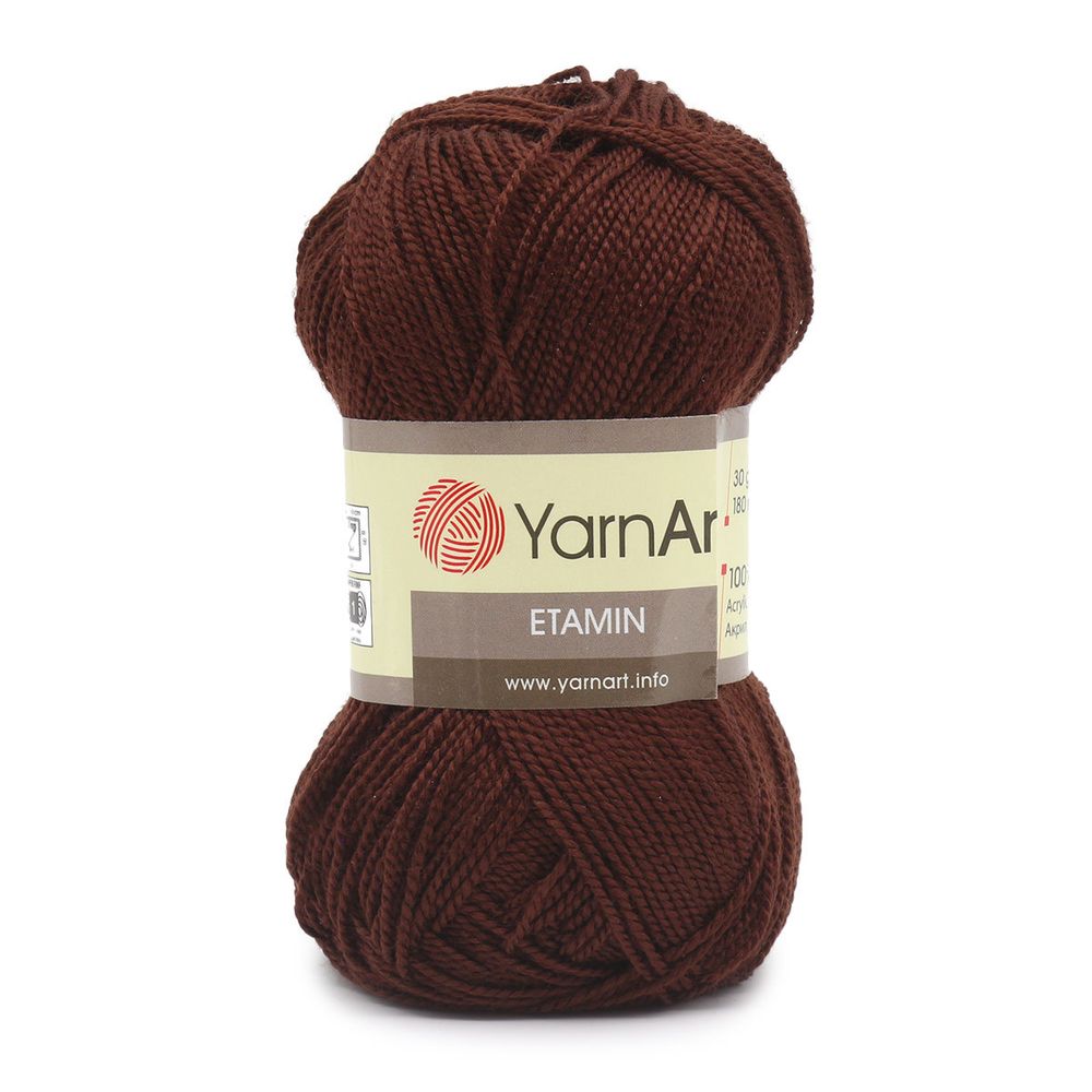 Пряжа YarnArt (ЯрнАрт) Etamin / уп.10 мот. по 30 г, 180м, 440 коричневый