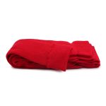 Манжеты трикотажные рукава 7.0 см / 3 метра, тонкие, 14 кл, 1х1, 739 кармин (красный)