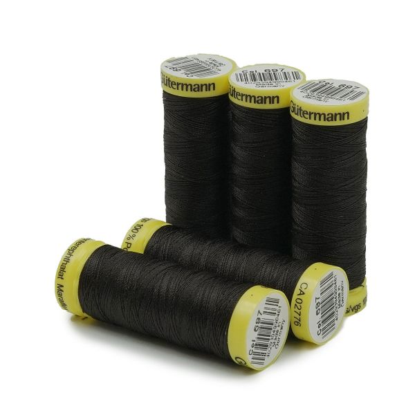 Нитки для трикотажа Gutermann Maraflex, 150м, 697 венге, 5 катушек