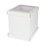 Кондитерская коробка для торта с 1 окном 24х24х30 см, S-Chief BFC-002