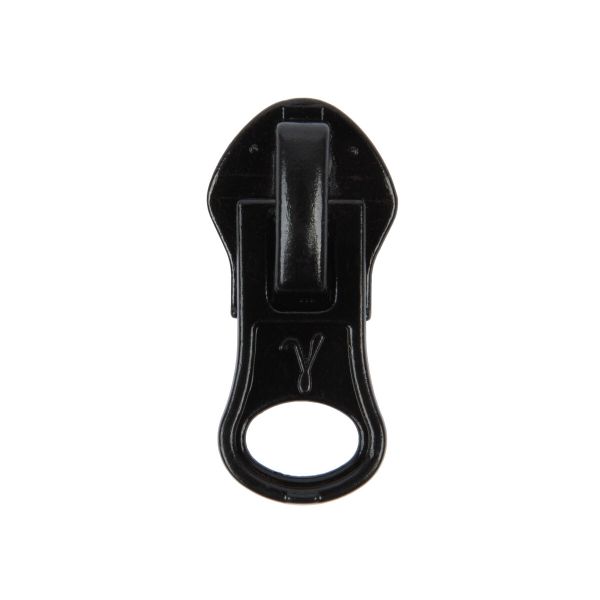 Слайдер (замок) НИЖНИЙ для молнии спираль Т10 (10 мм), автомат, 10 шт, черный №310, Gamma