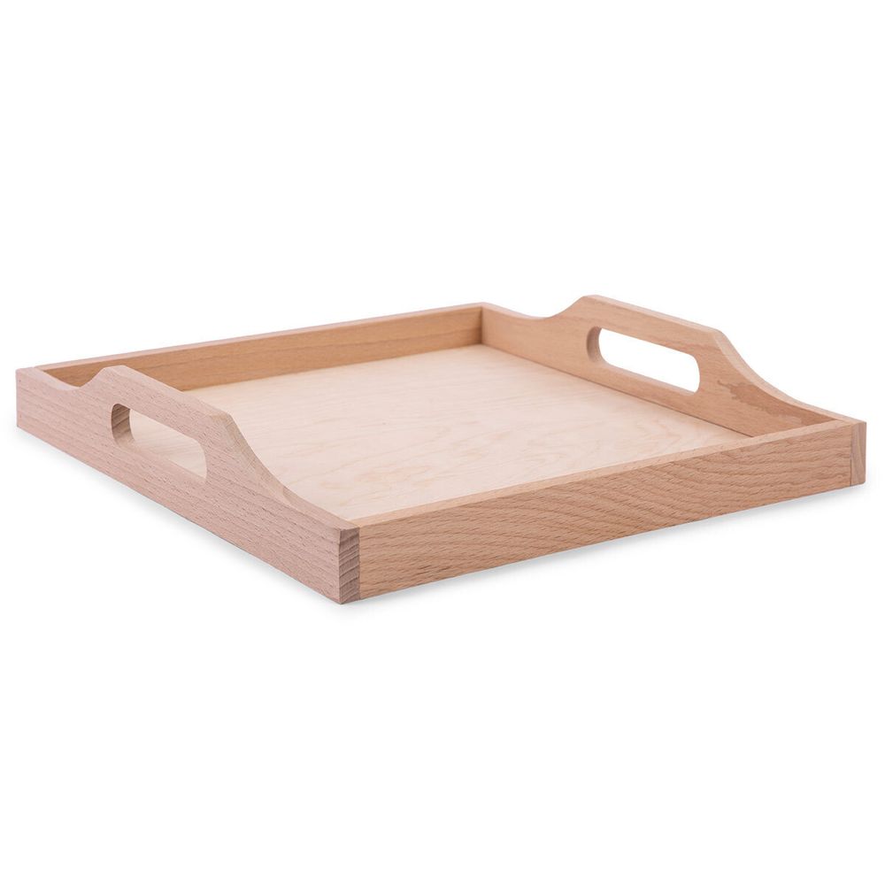 Заготовка деревянная Поднос, бук, 30х30х5.5 см, ВД-1089 Mr.Carving