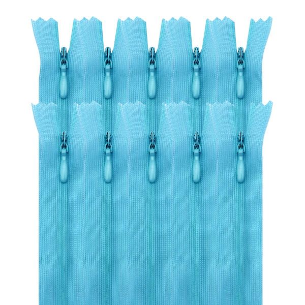 Молния потайная (скрытая) Т3 (3 мм) 1 зам., н/раз., 50 см, гол. 31295 / 50, 10 шт