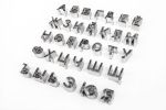 Вырубка кондитерская металл алфавит металл, 2.5х2 см, 33 шт, S-Chief SHF-0108