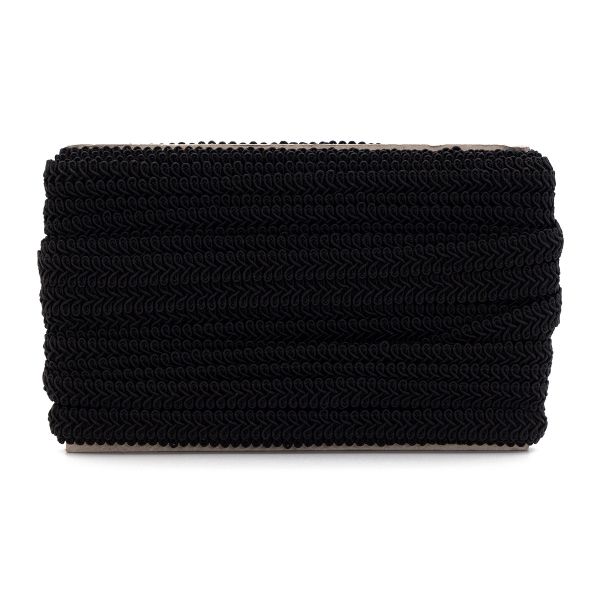 Тесьма отделочная Шанель 13 мм, 25 м, SR034 черный