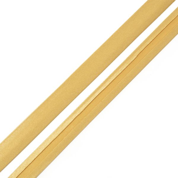 Косая бейка атласная 15 мм / 132±1 метра, BS, 597636, цв.F278 (6456) бежевый