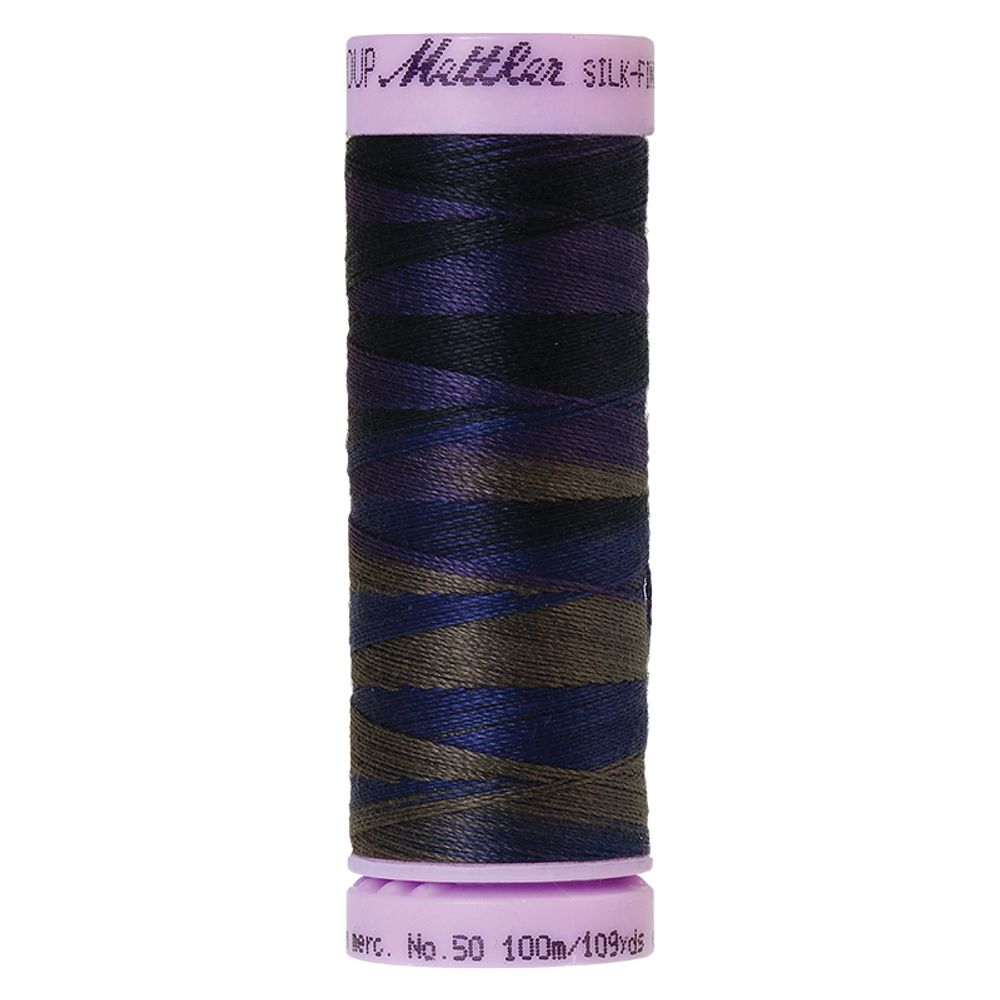 Нитки хлопковые отделочные Mettler Silk-Finish multi Cotton 50, 100 м, 9813, 5 катушек