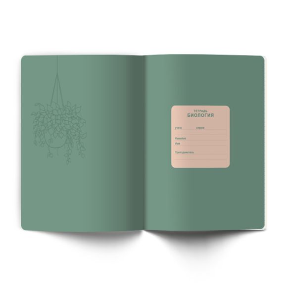 Тетрадь со справочным материалом Лёгким почерком, софт-тач ламинация, A5 48 л. на скобе 65 г/м², белизна 100% 10 шт, клетка, 01837 Лёгким почерком Биология, Светоч Т284