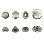 Кнопка Дельта (O-образная) ⌀15/12 мм, ≈72 шт, МЕТАЛЛ, чер.никель, NEW STAR