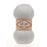 Пряжа Alize (Ализе) Baby Best / уп.5 мот. по 100 г, 240м, 055 белый A