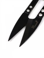 Ножницы снипперы для обрезки нитей 12.5 см S112 Maxwell Black premium, 1 шт