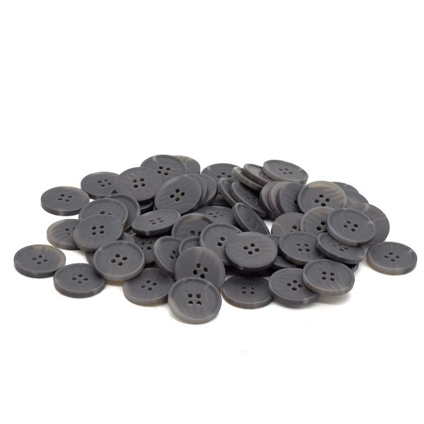 Пуговицы 4 прокола 40L (col.06 (серый)), 72 шт