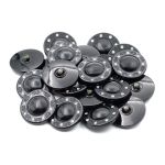 Пуговицы на ножке 3.01-445-35А, черный, 20 шт