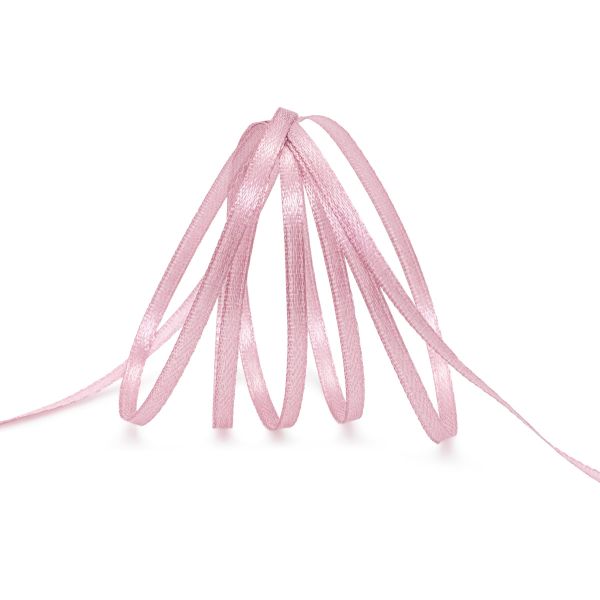 Лента атласная 2-сторонняя 3.0 мм / 100±2 метров, (064 ст. роза), Globus