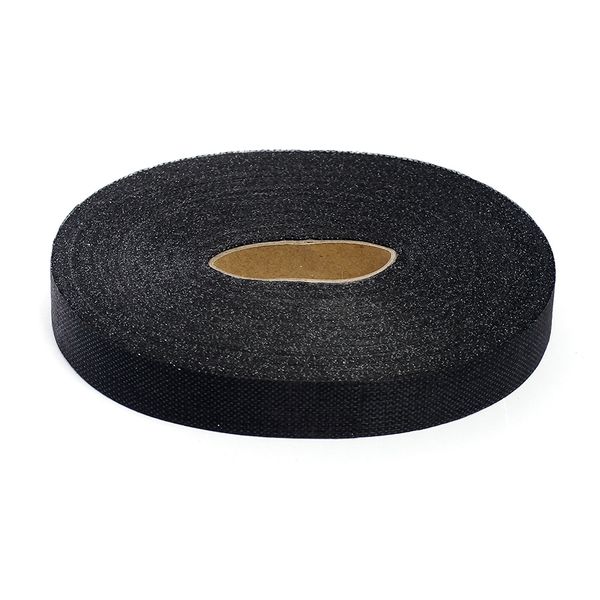 Лента клеевая нитепрошивная по долевой 20 мм / 100 метров, черный
