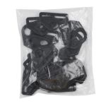 Полукольцо для сумок ⌀38мм (48х34мм) пластик (ацеталь) (черный), H5002(MF-1890), 20 шт