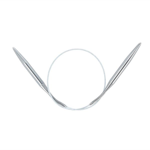 Спицы круговые металл ⌀7,0 мм, 40 см, с металлической леской, Gamma MKS