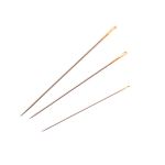 Иглы ручные, с золотым ушком №3-9, 20 шт, Pony