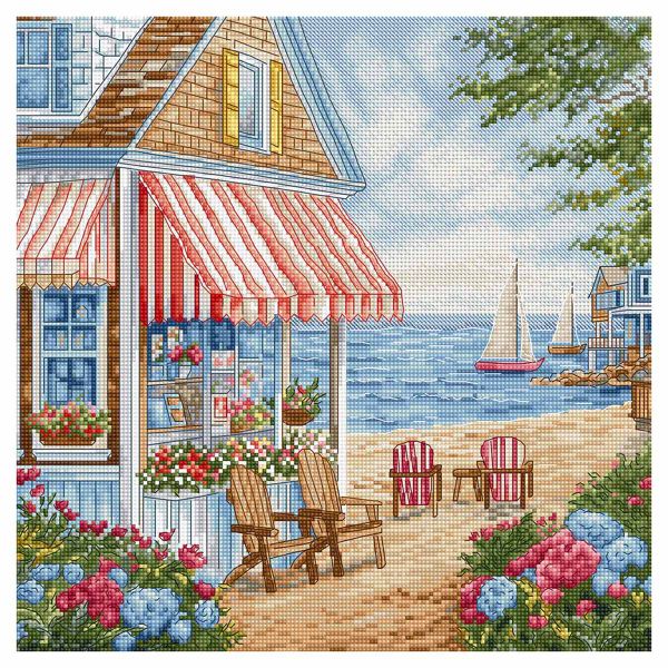 Набор для вышивания нитками LetiStitch L9924, Солнечный день 26х26см