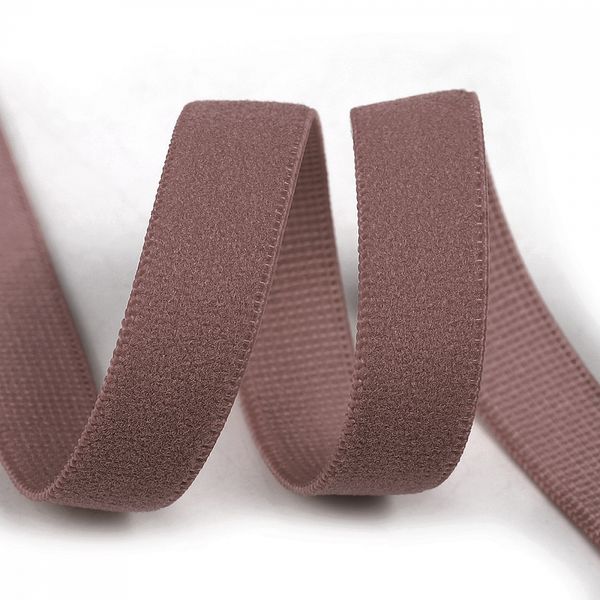 Резинка бельевая (отделочная) становая 10.0 мм / 50 метров, ЕТ2 кофейно-розовый L885